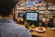 Como usar restaurantes de sushi no Japão|Diferença entre sushi de balcão e sushi de esteira
