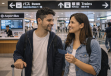 Fluxo ao chegar no aeroporto do Japão|Como ir para a cidade e o hotel